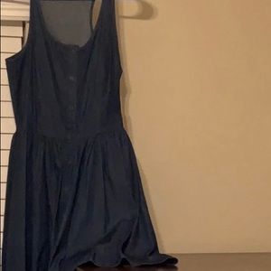 Copper Key Denim Little Girls Dress